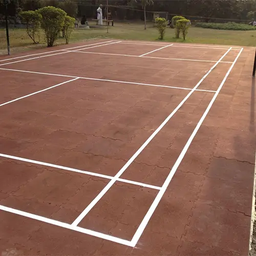 Rubber Badminton Court Flooring